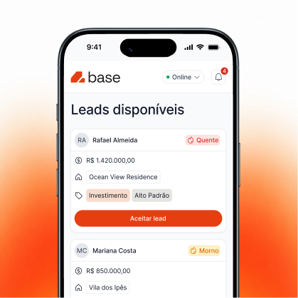 App da Base para corretores